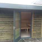 Sauna gebouwd in Eelderwolde