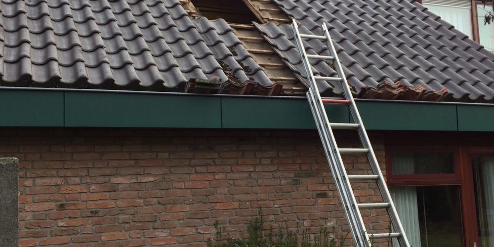 Velux/Ubbink dakramen gemonteerd.